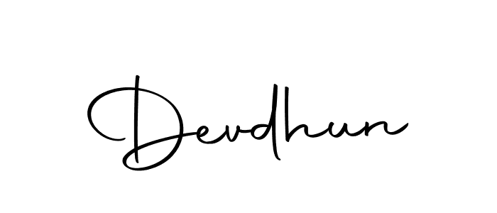 Use a signature maker to create a handwritten signature online. With this signature software, you can design (Autography-DOLnW) your own signature for name Devdhun. Devdhun signature style 10 images and pictures png