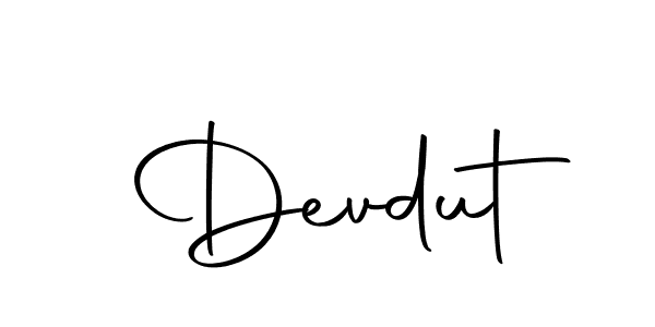 Make a beautiful signature design for name Devdut. With this signature (Autography-DOLnW) style, you can create a handwritten signature for free. Devdut signature style 10 images and pictures png