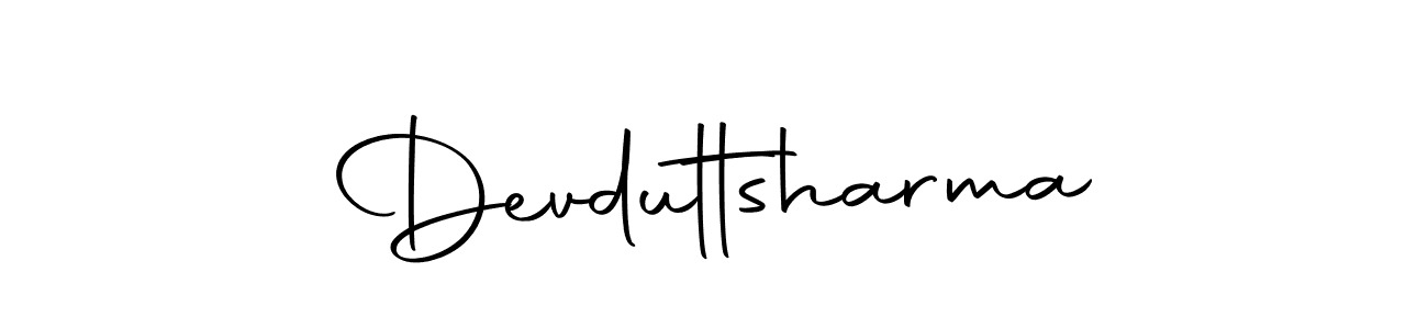 Autography-DOLnW is a professional signature style that is perfect for those who want to add a touch of class to their signature. It is also a great choice for those who want to make their signature more unique. Get Devduttsharma name to fancy signature for free. Devduttsharma signature style 10 images and pictures png