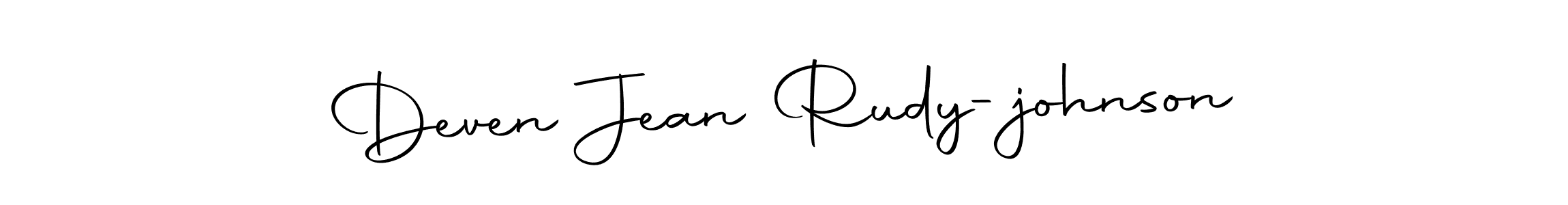 Also You can easily find your signature by using the search form. We will create Deven Jean Rudy-johnson name handwritten signature images for you free of cost using Autography-DOLnW sign style. Deven Jean Rudy-johnson signature style 10 images and pictures png