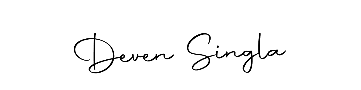 How to make Deven Singla signature? Autography-DOLnW is a professional autograph style. Create handwritten signature for Deven Singla name. Deven Singla signature style 10 images and pictures png