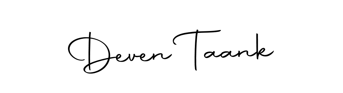 You should practise on your own different ways (Autography-DOLnW) to write your name (Deven Taank) in signature. don't let someone else do it for you. Deven Taank signature style 10 images and pictures png