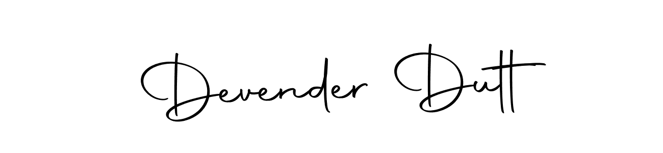 Also we have Devender Dutt name is the best signature style. Create professional handwritten signature collection using Autography-DOLnW autograph style. Devender Dutt signature style 10 images and pictures png
