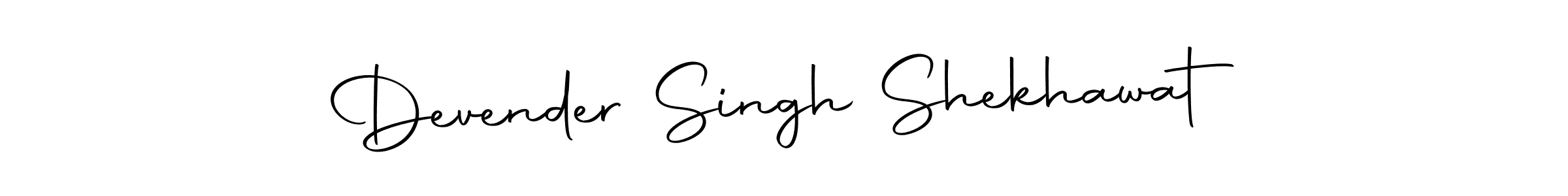 Design your own signature with our free online signature maker. With this signature software, you can create a handwritten (Autography-DOLnW) signature for name Devender Singh Shekhawat. Devender Singh Shekhawat signature style 10 images and pictures png