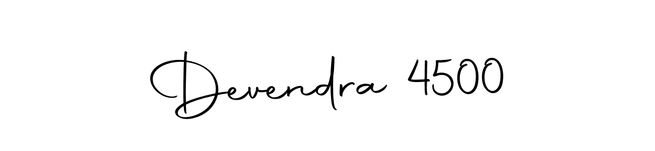 Make a beautiful signature design for name Devendra 4500. With this signature (Autography-DOLnW) style, you can create a handwritten signature for free. Devendra 4500 signature style 10 images and pictures png