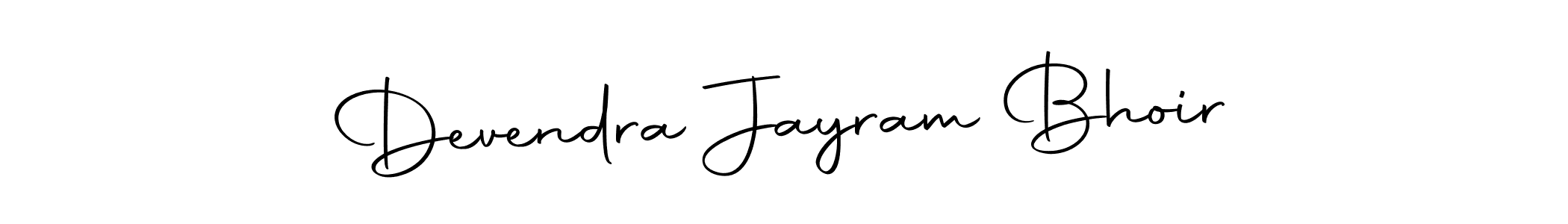 How to make Devendra Jayram Bhoir name signature. Use Autography-DOLnW style for creating short signs online. This is the latest handwritten sign. Devendra Jayram Bhoir signature style 10 images and pictures png