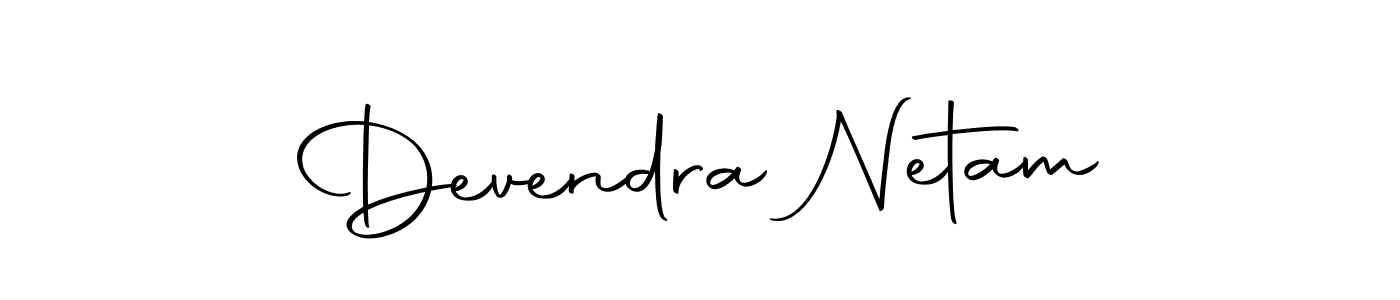 Use a signature maker to create a handwritten signature online. With this signature software, you can design (Autography-DOLnW) your own signature for name Devendra Netam. Devendra Netam signature style 10 images and pictures png