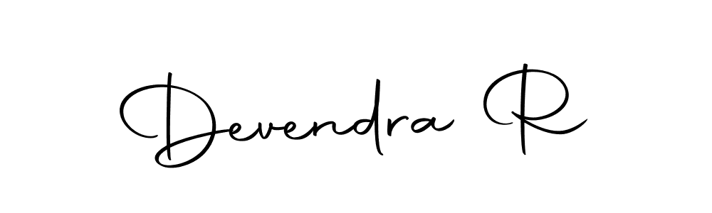 Create a beautiful signature design for name Devendra R. With this signature (Autography-DOLnW) fonts, you can make a handwritten signature for free. Devendra R signature style 10 images and pictures png