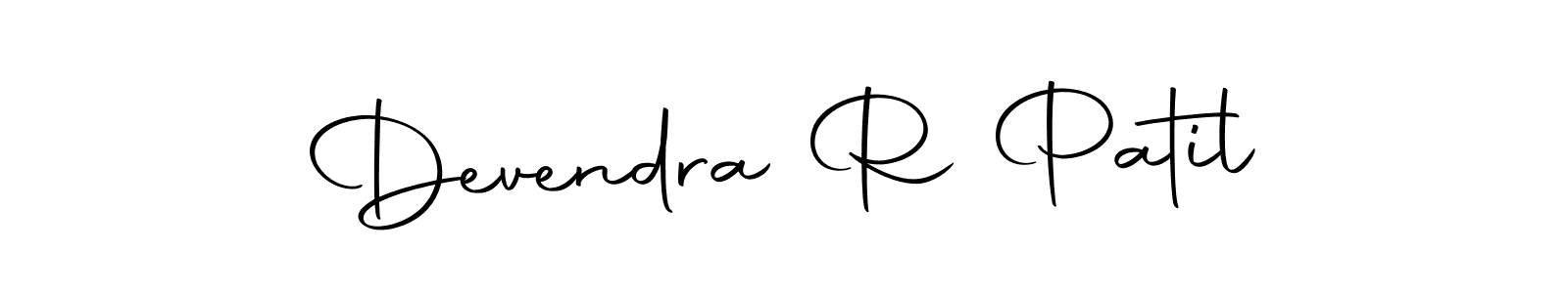 How to make Devendra R Patil name signature. Use Autography-DOLnW style for creating short signs online. This is the latest handwritten sign. Devendra R Patil signature style 10 images and pictures png