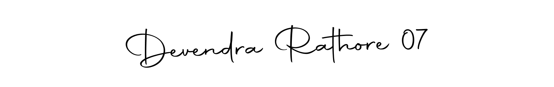 Design your own signature with our free online signature maker. With this signature software, you can create a handwritten (Autography-DOLnW) signature for name Devendra Rathore 07. Devendra Rathore 07 signature style 10 images and pictures png
