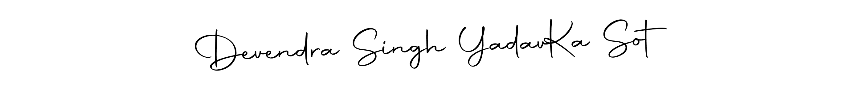 Make a beautiful signature design for name Devendra Singh Yadav  Ka Sot. Use this online signature maker to create a handwritten signature for free. Devendra Singh Yadav  Ka Sot signature style 10 images and pictures png