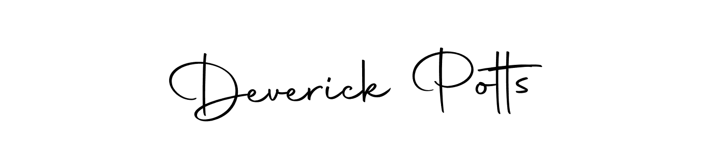 How to make Deverick Potts signature? Autography-DOLnW is a professional autograph style. Create handwritten signature for Deverick Potts name. Deverick Potts signature style 10 images and pictures png