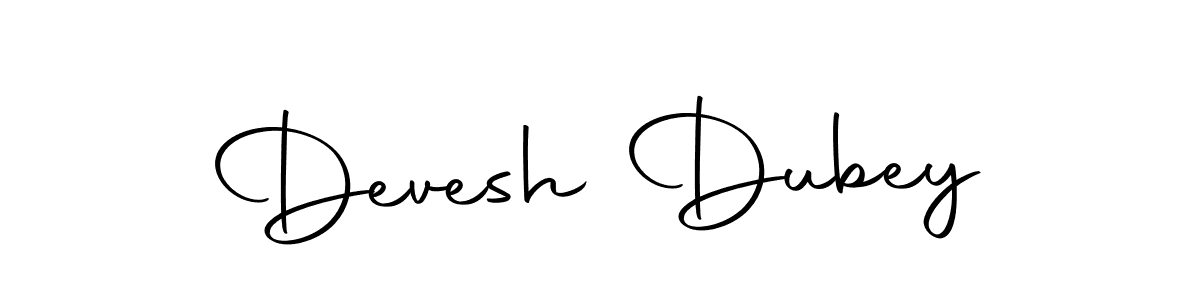 Create a beautiful signature design for name Devesh Dubey. With this signature (Autography-DOLnW) fonts, you can make a handwritten signature for free. Devesh Dubey signature style 10 images and pictures png