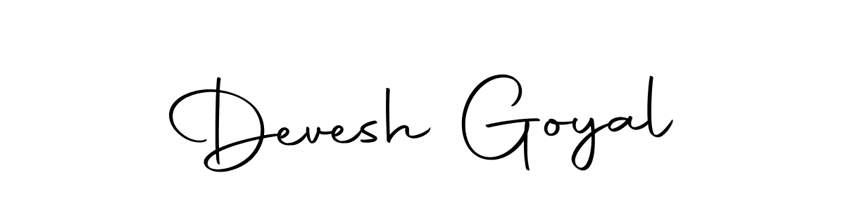 Use a signature maker to create a handwritten signature online. With this signature software, you can design (Autography-DOLnW) your own signature for name Devesh Goyal. Devesh Goyal signature style 10 images and pictures png