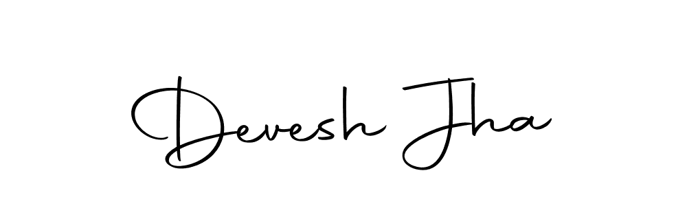 The best way (Autography-DOLnW) to make a short signature is to pick only two or three words in your name. The name Devesh Jha include a total of six letters. For converting this name. Devesh Jha signature style 10 images and pictures png