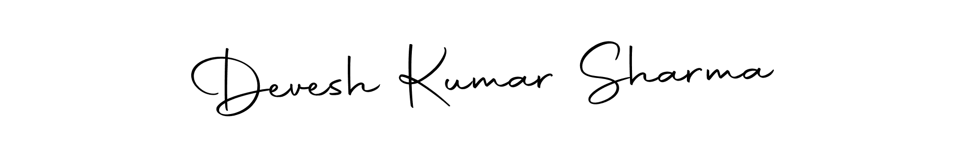 Also we have Devesh Kumar Sharma name is the best signature style. Create professional handwritten signature collection using Autography-DOLnW autograph style. Devesh Kumar Sharma signature style 10 images and pictures png