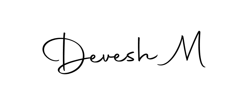 Also we have Devesh M name is the best signature style. Create professional handwritten signature collection using Autography-DOLnW autograph style. Devesh M signature style 10 images and pictures png