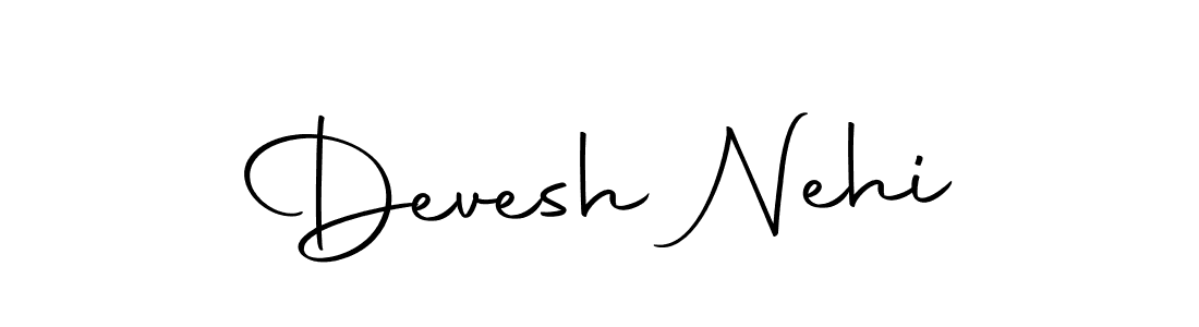 Create a beautiful signature design for name Devesh Nehi. With this signature (Autography-DOLnW) fonts, you can make a handwritten signature for free. Devesh Nehi signature style 10 images and pictures png