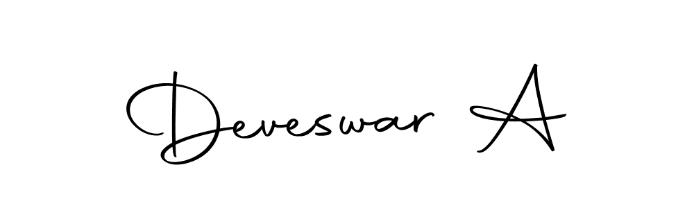 Deveswar A stylish signature style. Best Handwritten Sign (Autography-DOLnW) for my name. Handwritten Signature Collection Ideas for my name Deveswar A. Deveswar A signature style 10 images and pictures png
