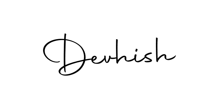 Make a beautiful signature design for name Devhish. With this signature (Autography-DOLnW) style, you can create a handwritten signature for free. Devhish signature style 10 images and pictures png