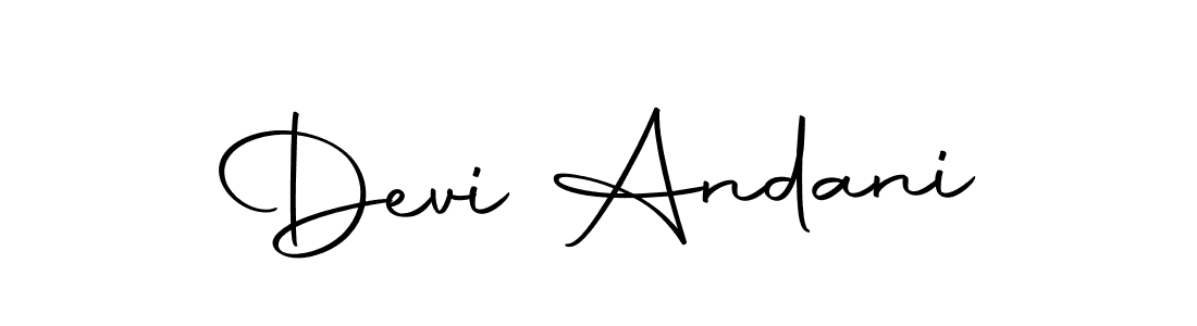 Make a beautiful signature design for name Devi Andani. With this signature (Autography-DOLnW) style, you can create a handwritten signature for free. Devi Andani signature style 10 images and pictures png