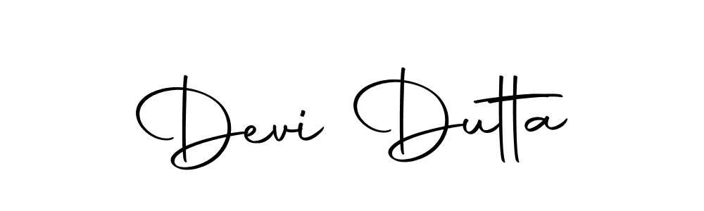 Use a signature maker to create a handwritten signature online. With this signature software, you can design (Autography-DOLnW) your own signature for name Devi Dutta. Devi Dutta signature style 10 images and pictures png