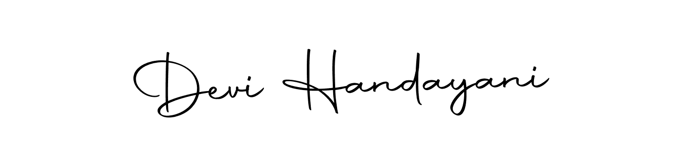 Also we have Devi Handayani name is the best signature style. Create professional handwritten signature collection using Autography-DOLnW autograph style. Devi Handayani signature style 10 images and pictures png