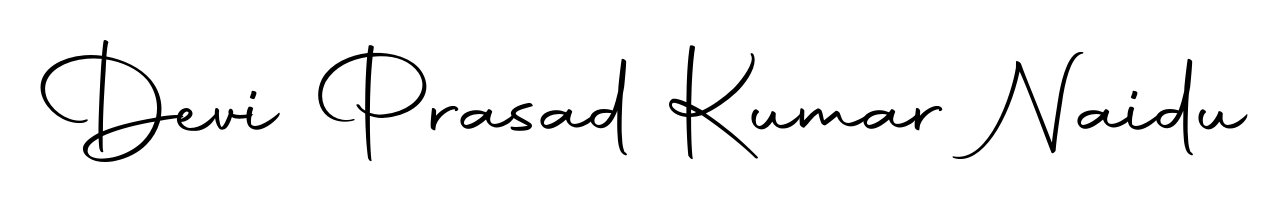 Explore multiple handwriting variations for Devi Prasad Kumar Naidu including this stunning Autography-DOLnW design. Free to use across all platforms. Devi Prasad Kumar Naidu signature style 10 images and pictures png