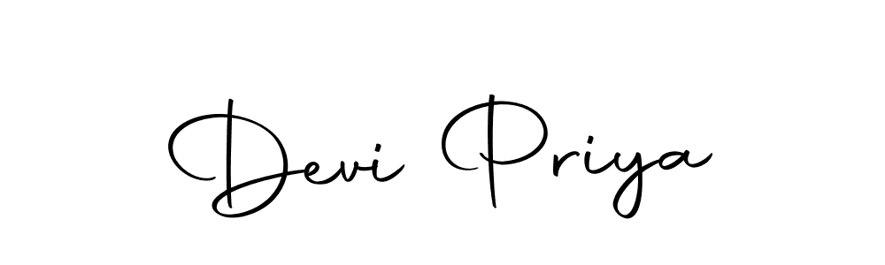 Also we have Devi Priya name is the best signature style. Create professional handwritten signature collection using Autography-DOLnW autograph style. Devi Priya signature style 10 images and pictures png