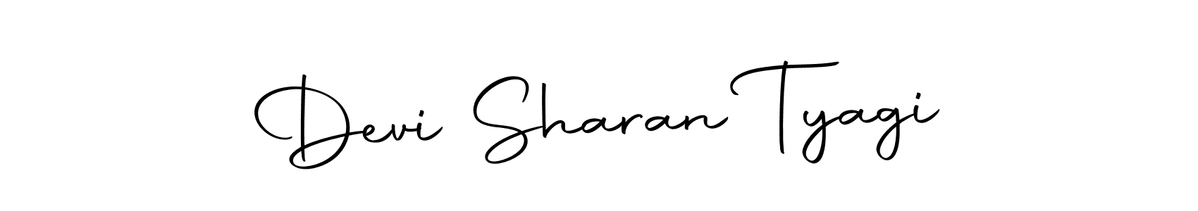 Make a beautiful signature design for name Devi Sharan Tyagi. With this signature (Autography-DOLnW) style, you can create a handwritten signature for free. Devi Sharan Tyagi signature style 10 images and pictures png