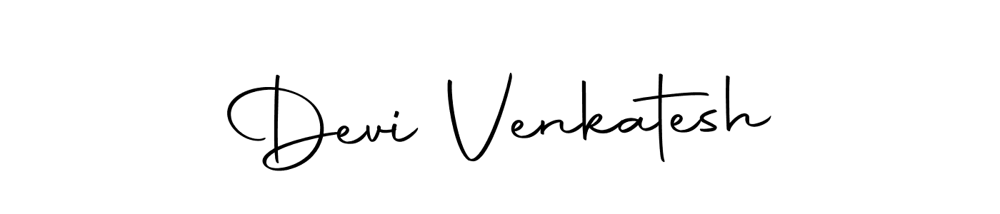 How to make Devi Venkatesh name signature. Use Autography-DOLnW style for creating short signs online. This is the latest handwritten sign. Devi Venkatesh signature style 10 images and pictures png