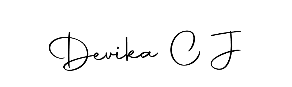 Also we have Devika C J name is the best signature style. Create professional handwritten signature collection using Autography-DOLnW autograph style. Devika C J signature style 10 images and pictures png