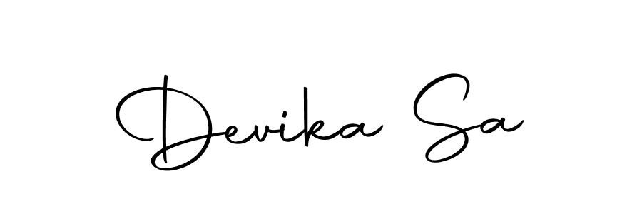 Devika Sa stylish signature style. Best Handwritten Sign (Autography-DOLnW) for my name. Handwritten Signature Collection Ideas for my name Devika Sa. Devika Sa signature style 10 images and pictures png