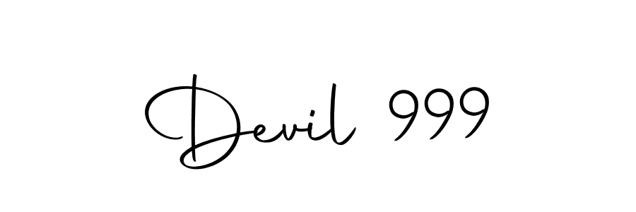 Design your own signature with our free online signature maker. With this signature software, you can create a handwritten (Autography-DOLnW) signature for name Devil 999. Devil 999 signature style 10 images and pictures png