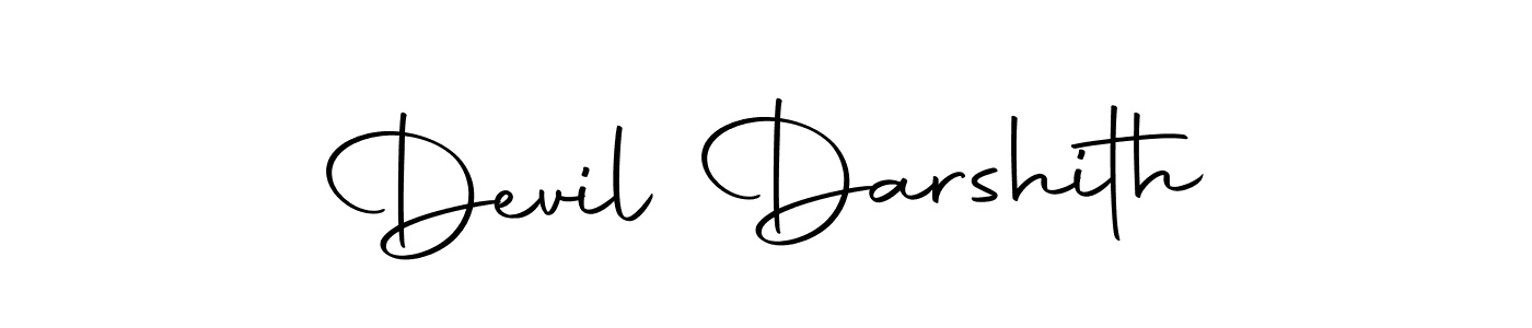Create a beautiful signature design for name Devil Darshith. With this signature (Autography-DOLnW) fonts, you can make a handwritten signature for free. Devil Darshith signature style 10 images and pictures png