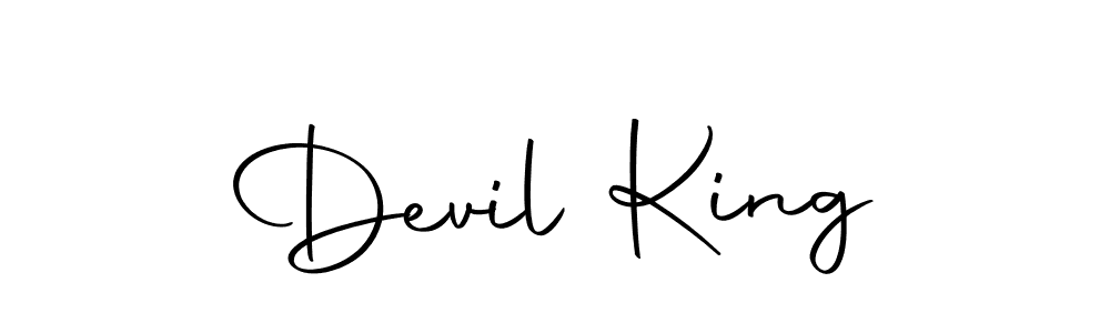 Create a beautiful signature design for name Devil King. With this signature (Autography-DOLnW) fonts, you can make a handwritten signature for free. Devil King signature style 10 images and pictures png