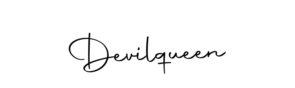 Make a beautiful signature design for name Devilqueen. With this signature (Autography-DOLnW) style, you can create a handwritten signature for free. Devilqueen signature style 10 images and pictures png