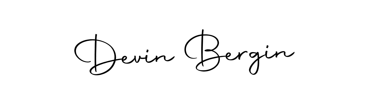 You should practise on your own different ways (Autography-DOLnW) to write your name (Devin Bergin) in signature. don't let someone else do it for you. Devin Bergin signature style 10 images and pictures png