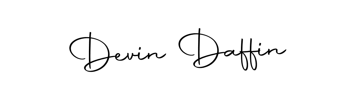 Also we have Devin Daffin name is the best signature style. Create professional handwritten signature collection using Autography-DOLnW autograph style. Devin Daffin signature style 10 images and pictures png