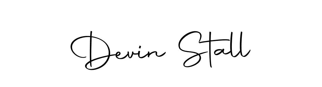 Create a beautiful signature design for name Devin Stall. With this signature (Autography-DOLnW) fonts, you can make a handwritten signature for free. Devin Stall signature style 10 images and pictures png