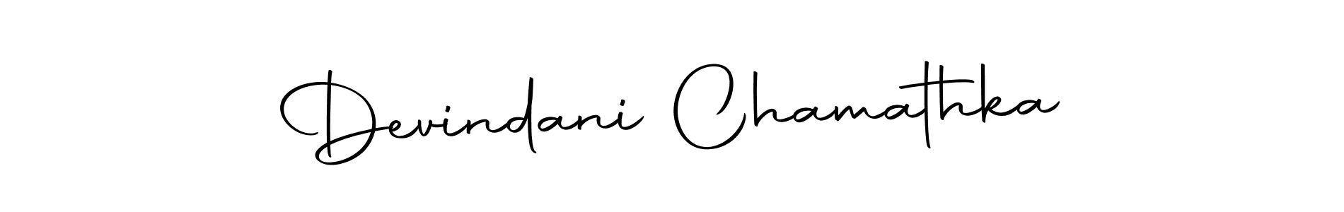 Also we have Devindani Chamathka name is the best signature style. Create professional handwritten signature collection using Autography-DOLnW autograph style. Devindani Chamathka signature style 10 images and pictures png