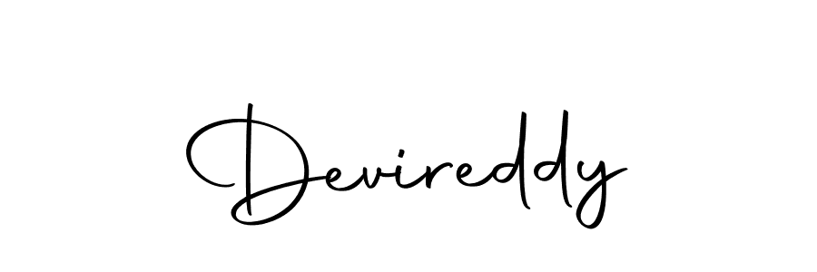 Create a beautiful signature design for name Devireddy. With this signature (Autography-DOLnW) fonts, you can make a handwritten signature for free. Devireddy signature style 10 images and pictures png