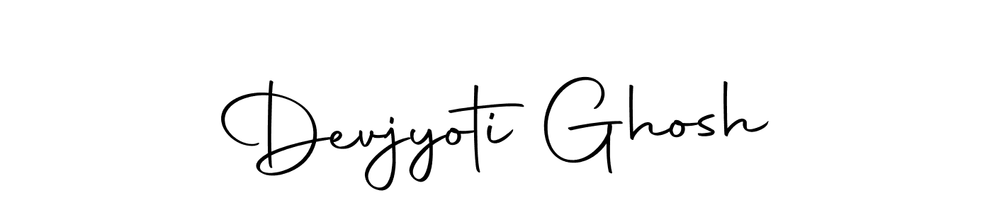 Create a beautiful signature design for name Devjyoti Ghosh. With this signature (Autography-DOLnW) fonts, you can make a handwritten signature for free. Devjyoti Ghosh signature style 10 images and pictures png