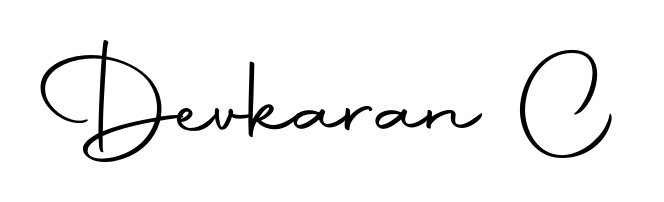 You should practise on your own different ways (Autography-DOLnW) to write your name (Devkaran C) in signature. Don't let someone else do it for you. Devkaran C signature style 10 images and pictures png