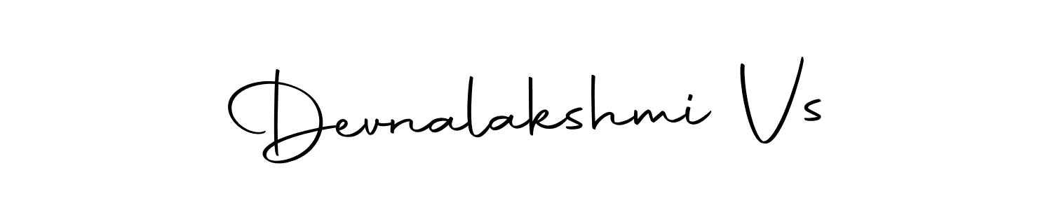 The best way (Autography-DOLnW) to make a short signature is to pick only two or three words in your name. The name Devnalakshmi Vs include a total of six letters. For converting this name. Devnalakshmi Vs signature style 10 images and pictures png