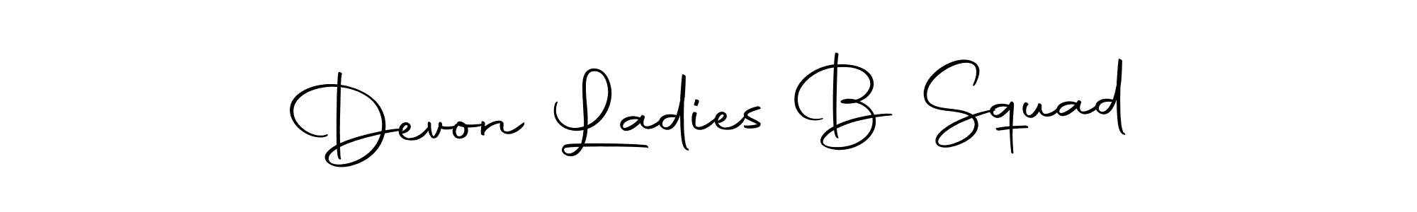 Autography-DOLnW is a professional signature style that is perfect for those who want to add a touch of class to their signature. It is also a great choice for those who want to make their signature more unique. Get Devon Ladies B Squad name to fancy signature for free. Devon Ladies B Squad signature style 10 images and pictures png