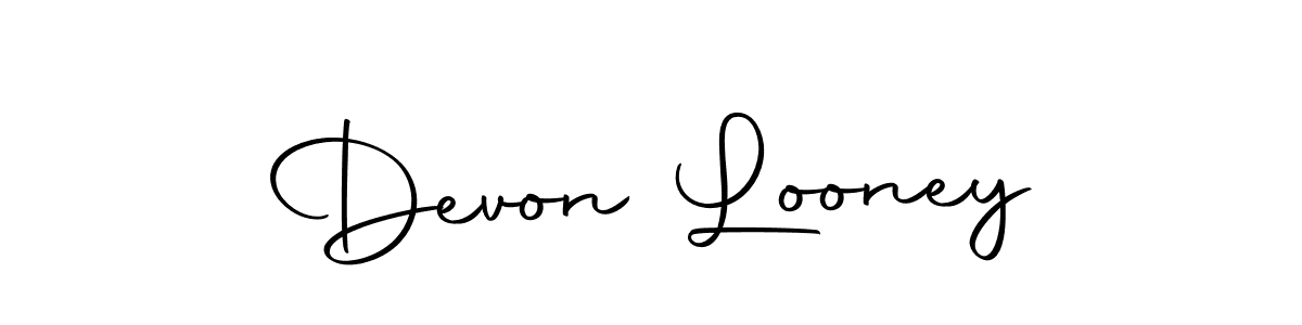 if you are searching for the best signature style for your name Devon Looney. so please give up your signature search. here we have designed multiple signature styles  using Autography-DOLnW. Devon Looney signature style 10 images and pictures png