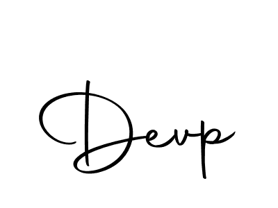 Use a signature maker to create a handwritten signature online. With this signature software, you can design (Autography-DOLnW) your own signature for name Devp. Devp signature style 10 images and pictures png