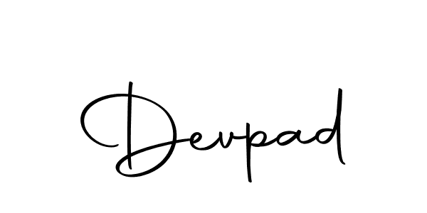 Use a signature maker to create a handwritten signature online. With this signature software, you can design (Autography-DOLnW) your own signature for name Devpad. Devpad signature style 10 images and pictures png