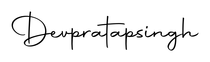 An effortless, minimalist signature concept for Devpratapsingh using Autography-DOLnW design. Clean lines that look great on any document. Devpratapsingh signature style 10 images and pictures png